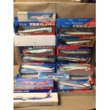EXTENSIVE BOXED COLLECTION OF SNAP-TOGETHER SCALE MODEL AEROPLANES, INCLUDES WOOSTER, CMD, AND MORE,