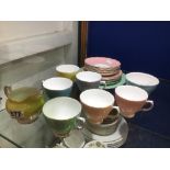 COLCLOUGH PART TEA SET 21 PIECES (HARLEQUIN)