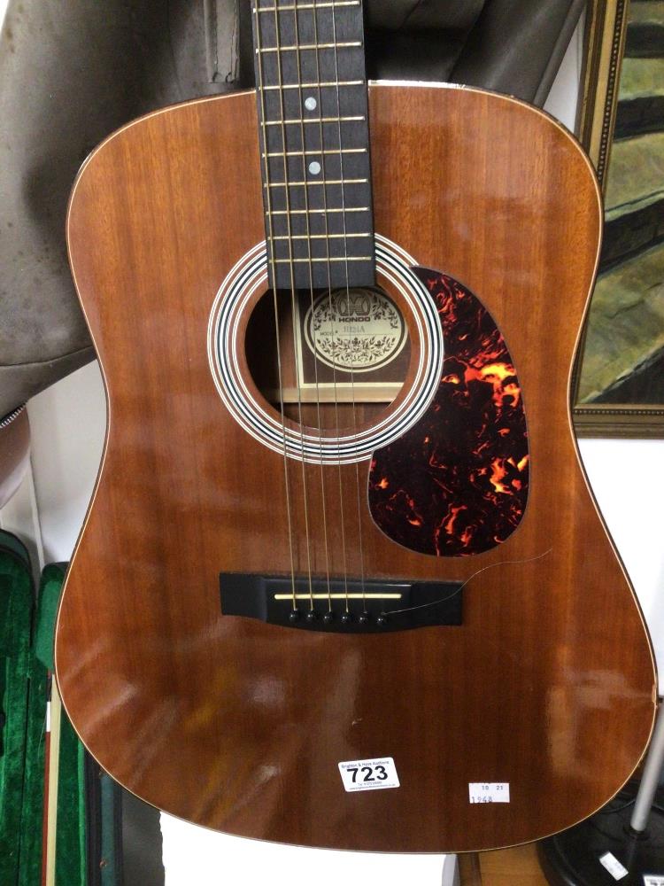 ACOUSTIC GUITAR HONDO (H124A) - Image 5 of 5