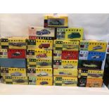 BOXED VANGUARDS DIE-CASTS SCALE 1:43 LLEDO'S, 23 IN TOTAL