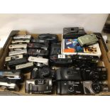 MIXED 35MM CAMERAS OLYMPUS TRIP MD2, HALINA, CANON AND MORE