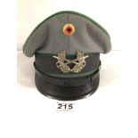 FEDERAL GERMANY VISOR HAT OF THE BUNDESWEHR A KEMPF K. G. 57