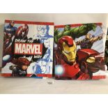 TWO FOLDERS DRAW THE MARVEL WAY 1-33 MAGAZINES