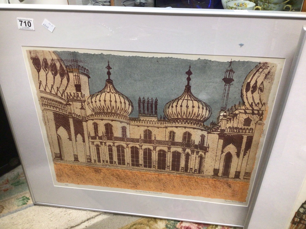 ROBERT TANNER ENGLAND SIGNED ARTIST PROOF (FLINT BARN) AND SIGNED (THE BRIGHTON PAVILION) NO2 SERIES - Bild 3 aus 8