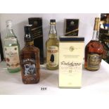 ALCOHOL, JOHNNIE WALKER WHISKY, DALWHINNIE WHISKY, JACK DANIELS, MARTELL BRANDY AND MORE