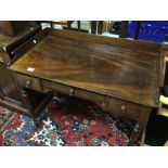ANTIQUE HALL TABLE WITH THREE DRAWERS, 90 X 52 X 82CM