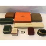 MIXED JEWELLERY BOXES INCLUDES HERMES