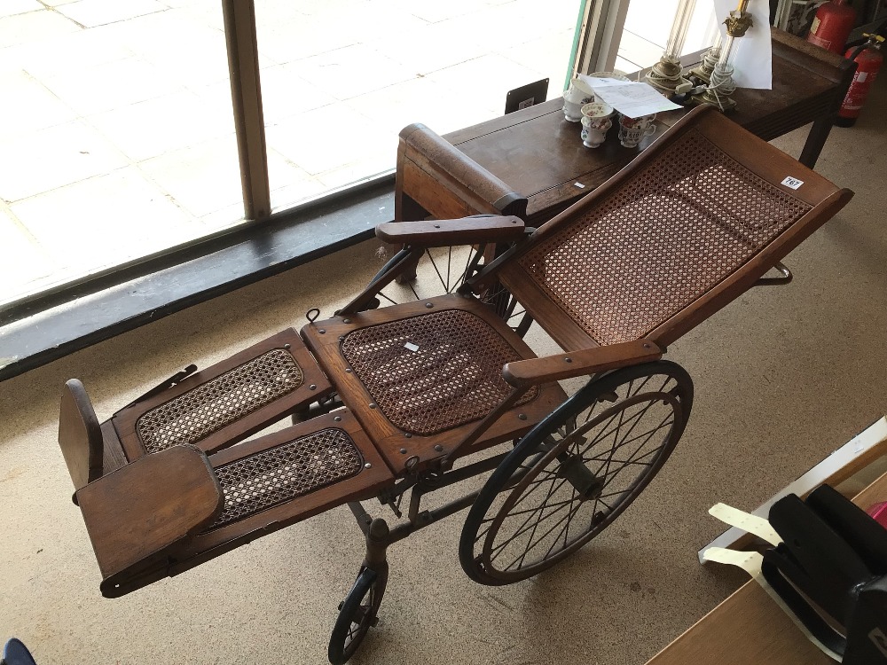 19TH CENTURY AMERICAN WHEELCHAIR