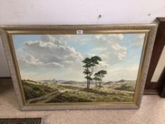 ERIC TANSLEY (1916-79) SIGNED PICTURE FRAMED 102 X 73CM