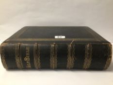 A VICTORIAN FAMILY BIBLE WITH ILLUSTRATIONS BY A FULLERTON AND CO