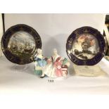 ROYAL DOULTON (THE LOVE LETTER) HN2149 TWO SPODE MARITIME PLATES