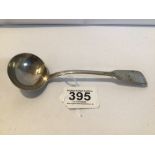 GEORGE III HALLMARKED SILVER SAUCE LADLE BY JONATHAN HAYNE 1832, 18CM, 48GRAMS