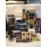 CORGI BOXED DIE-CAST TOYS, LORRY, CARS, 34 IN TOTAL