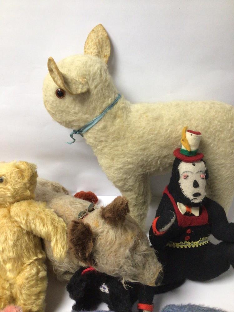 MIXED VINTAGE AND ANTIQUE STUFFED TOYS - Image 3 of 4