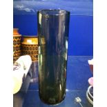 ERIC HOGLUND CYLINDRICAL GREEN VASE