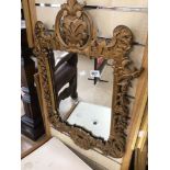 VINTAGE GILDED MIRROR, 76 X 53CM