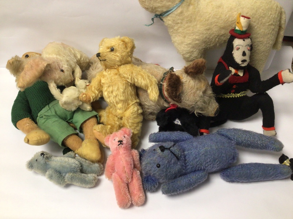 MIXED VINTAGE AND ANTIQUE STUFFED TOYS - Image 2 of 4