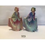 TWO ROYAL DOULTON FIGURINES, SWEET ANNE (2 VERSIONS), HN1318 AND 1330