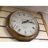 KNIGHT AND GIBBINS LONDON REPRODUCTION WALL CLOCK