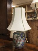 CHINESE PORCELAIN TABLE LAMP, 66CM
