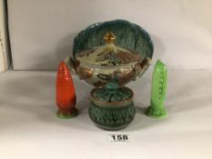 MIXED CHINA ITEMS, DUTCH POTTERY ELLEN VAN BENEGOM AND MORE