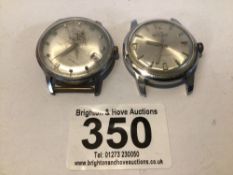 TWO VINTAGE GENTS MANUAL WIND WATCHES BULER AND OROISA