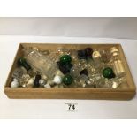 GLASS AND CUT-GLASS BOTTLE STOPPERS