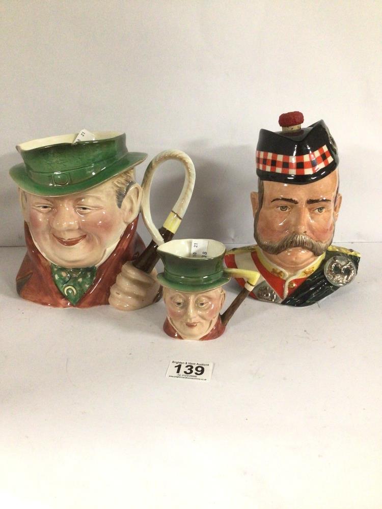 BESWICK TOBY JUG (TONY WELLER) EMPTY WILLIAM GRANT ROYAL DOULTON AND BESWICK (MACUWBER)