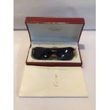 PAIR OF ORIGINAL CARTIER BOXED SUNGLASSES