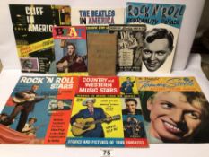 THE BEATLES IN AMERICA, ROCK'N'ROLL MAGAZINES AND MORE