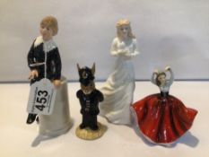 ROYAL DOULTON FIGURINE (LOVING YOU) HN3389, (KAREN) HN3270, (LITTLE LORD FAUNTLEROY) HN2972, (