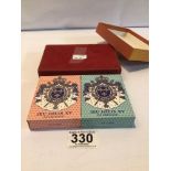 TWO SETS OF VINTAGE PLAYING CARDS R. P GRIMAUD