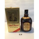 BOXED 1 LITRE GRAND OLD PARR SCOTCH WHISKY