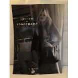 ORIGINAL KATE MOSS FOR LONGCHAMP ADVERTISING POSTER 58 X 42CM