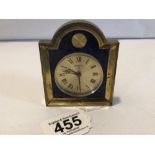 VINTAGE SWIZA TRAVEL CLOCK BRASS