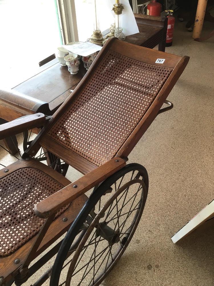 19TH CENTURY AMERICAN WHEELCHAIR - Image 3 of 10