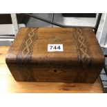 VICTORIAN INLAID WOODEN BOX