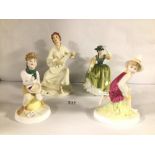 ROYAL DOULTON FIGURINES, SERENADE (HN 2753), LITTLE JACK HORNER (HN3034), TOM THE PIPER'S SON (HN