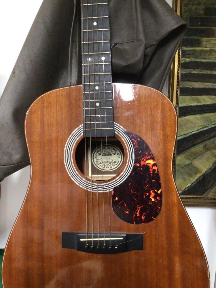 ACOUSTIC GUITAR HONDO (H124A) - Image 3 of 5