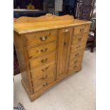 PINE UNIT WITH TWELVE DRAWERS FROM JACEE FURNITURE