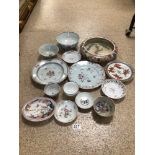 MIXED CHINESE PORCELAIN, EXPORT, AND MORE