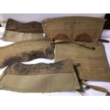 MILITARY MAP CASE 1944 AND MILITARY CHAPS