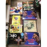 QUANTITY OF VINTAGE GAMES, GO, SPITTING IMAGE, HANDS DOWN AND MORE