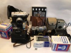VINTAGE CAMERAS AND ACCESSORIES, POLAROID, ZENIT AND MORE