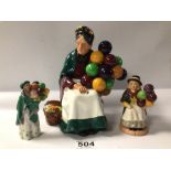 ROYAL DOULTON FIGURINES, THE OLD BALLOON SELLER (HN1315), THE BALLOON SELLER (HN2130), AND BALLOON