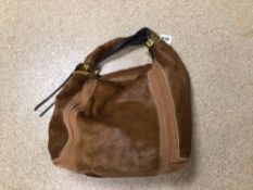 JIMMY CHOO HIDE LEATHER SHOULDER BAG