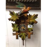 VINTAGE WOODEN CUCKOO CLOCK A/F