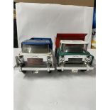 TWO VINTAGE 1960'S TRIANG PRESSED STEEL LORRIES/TRUCKS