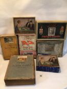 VINTAGE BOXED JIGSAW PUZZLES G.W.R CUNARD WHITE STAR (CHAD VALLEY) THE UNION EXPRESS (A V N JONES