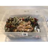 LARGE QUANTITY OF COSTUME JEWELLERY SOME VINTAGE